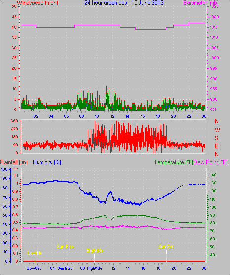 24 Hour Graph for Day 10
