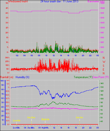 24 Hour Graph for Day 11